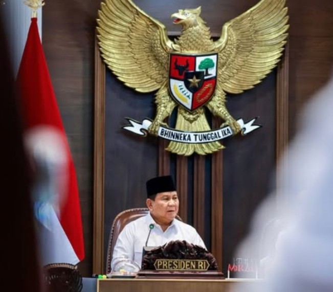 Presiden RI Prabowo Subianto sampaikan pidato negara perdananya di Sidang Tahunan MPR RI 2025. [Instagram]